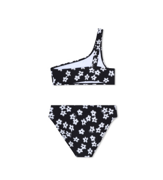 Marc Jacobs Schwarzer gebl�mter Bikini