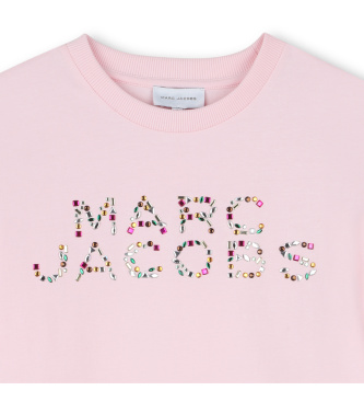 Marc Jacobs Rosa T-Shirt mit Rundhalsausschnitt