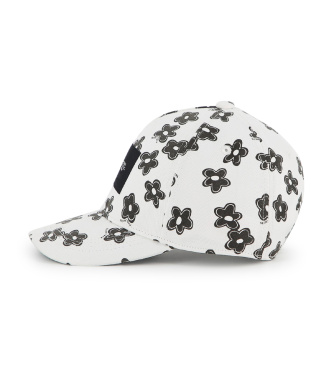 Marc Jacobs Floral print cap black, white