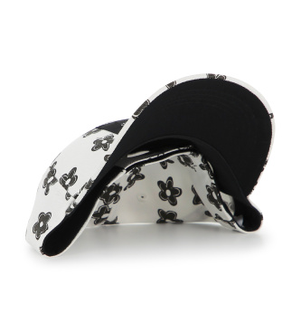 Marc Jacobs Floral print cap black, white