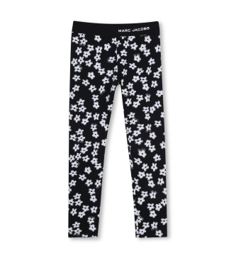 Marc Jacobs Leggings floreados negro