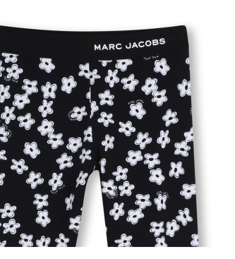 Marc Jacobs Leggings floreados negro