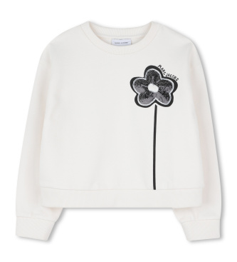 Marc Jacobs Sudadera estampada blanco