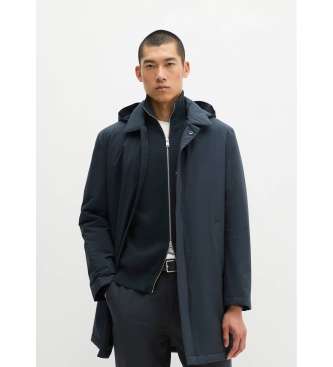 Marc O'Polo Cappotto corto MOP x Function con cappuccio removibile, blu navy