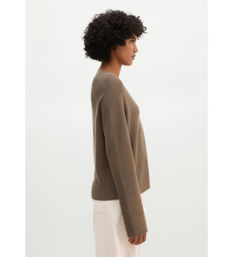 Marc O'Polo Jersey relaxado sem costuras taupe