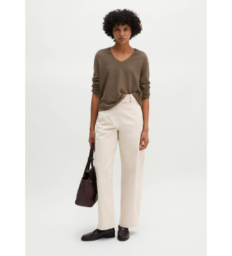 Marc O'Polo Jersey relaxado sem costuras taupe