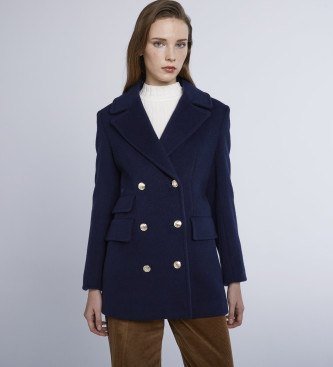 Marella Cappotto Aguzzo blu scuro