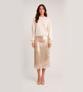 Marella Kimono en jersey Cera beige