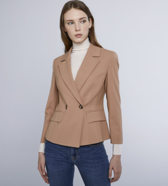 Marella Blazer temtico castanho