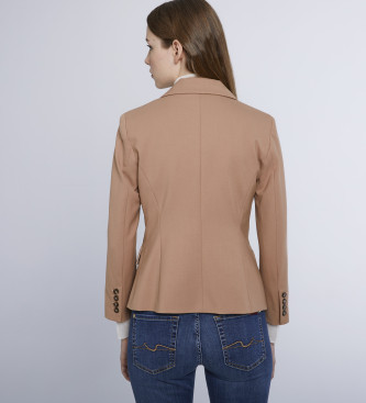 Marella Blazer temtico castanho