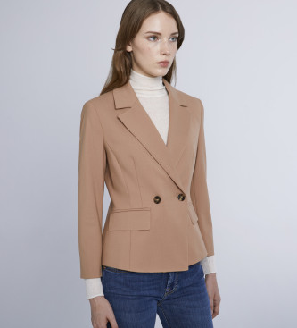 Marella Blazer temtico castanho