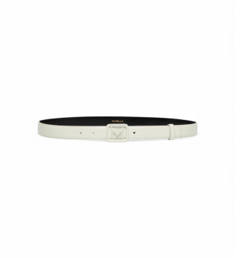 Marella Acilia leather belt white