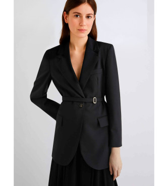 Marella Cerreto schwarzer elastischer Blazer