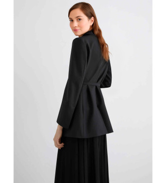 Marella Cerreto schwarzer elastischer Blazer