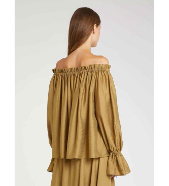 Marella Blusa Mllmeringa castanha