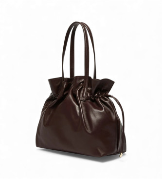 Marella Brązowa bordowa torba Impatto