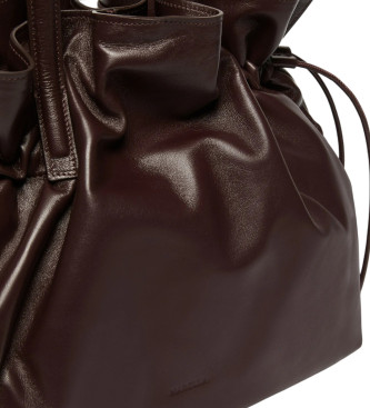 Marella Brązowa bordowa torba Impatto