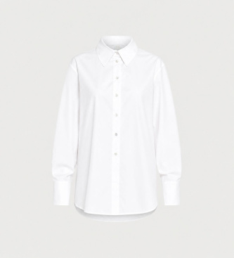 Marella White lightweight poplin shirt