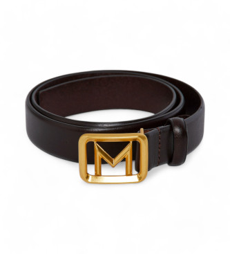 Marella Ceinture en cuir Salpa marron