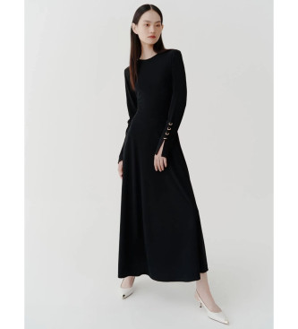 Marella Long sleeve dress Soledad black