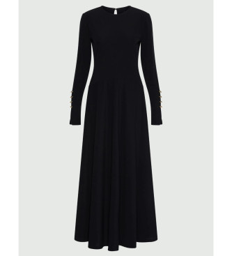 Marella Long sleeve dress Soledad black