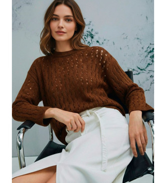 Marella Jersey Mlmfiorire marr�n