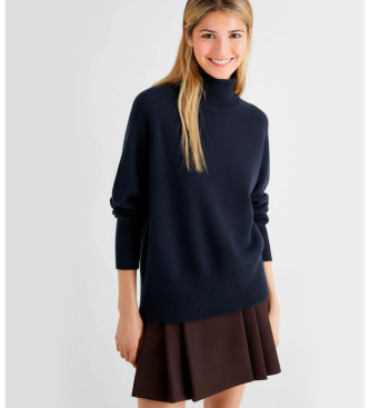 Marella Camisola oversize de l e caxemira Ismaele azul-marinho