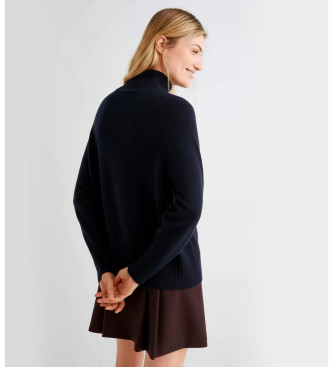 Marella Camisola oversize de l e caxemira Ismaele azul-marinho
