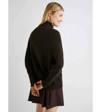 Marella Camisola oversize castanha de l e caxemira Ismaele