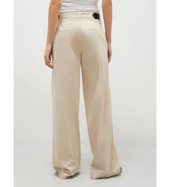 Marella Satijnen broek Soraia beige