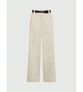 Marella Pantaln de raso Soraia beige