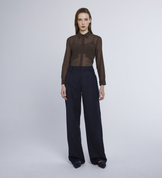 Marella Trousers Bananas navy