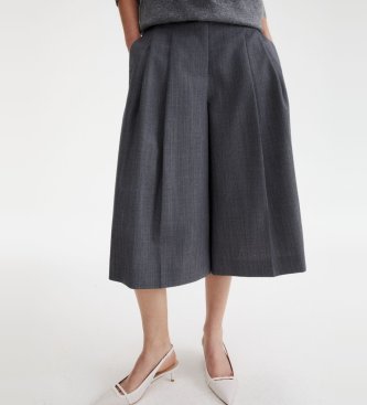 Marella Wide Pants Mlsuscio gray
