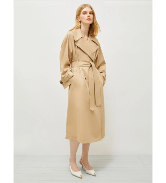 Marella Trench long sable Grolla