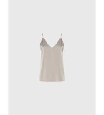 Marella Lingerie satijnen top Carso beige