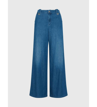 Marella Denim-Palazzo-Jeans WLEG4 blau