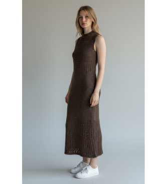 Marella Vestido Mlmoggi castanho