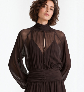 Marella Brown Mllgarza dress