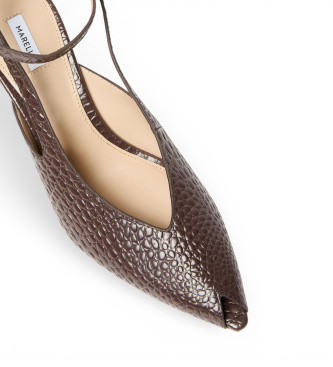 Marella Chaussures en Cuir Mlapalomba marron