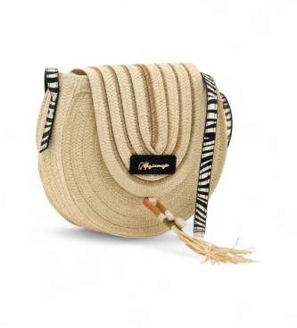 Mariamare Borsa a tracolla beige Adina