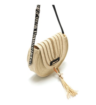 Mariamare Borsa a tracolla beige Adina