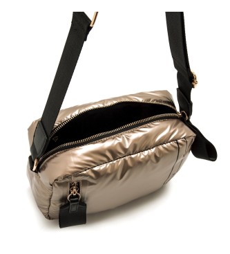 Mariamare Bolsa de ombro dourada Aure
