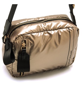 Mariamare Bolsa de ombro dourada Aure