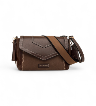 Mariamare Borsa a tracolla Casey marrone