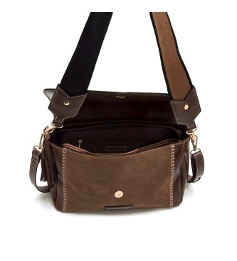 Mariamare Borsa a tracolla Casey marrone