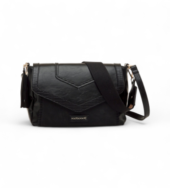 Mariamare Borsa a tracolla nera Casey