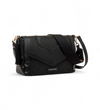 Mariamare Borsa a tracolla nera Casey