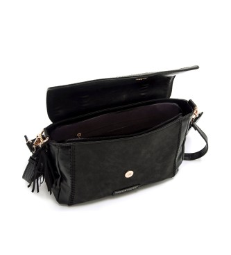 Mariamare Borsa a tracolla nera Casey