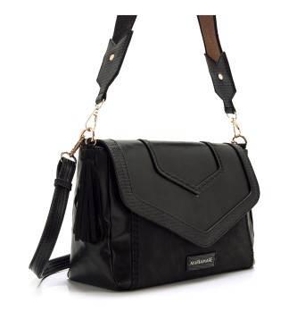 Mariamare Borsa a tracolla nera Casey
