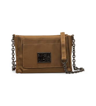 Mariamare Borsa a tracolla marrone Dauma